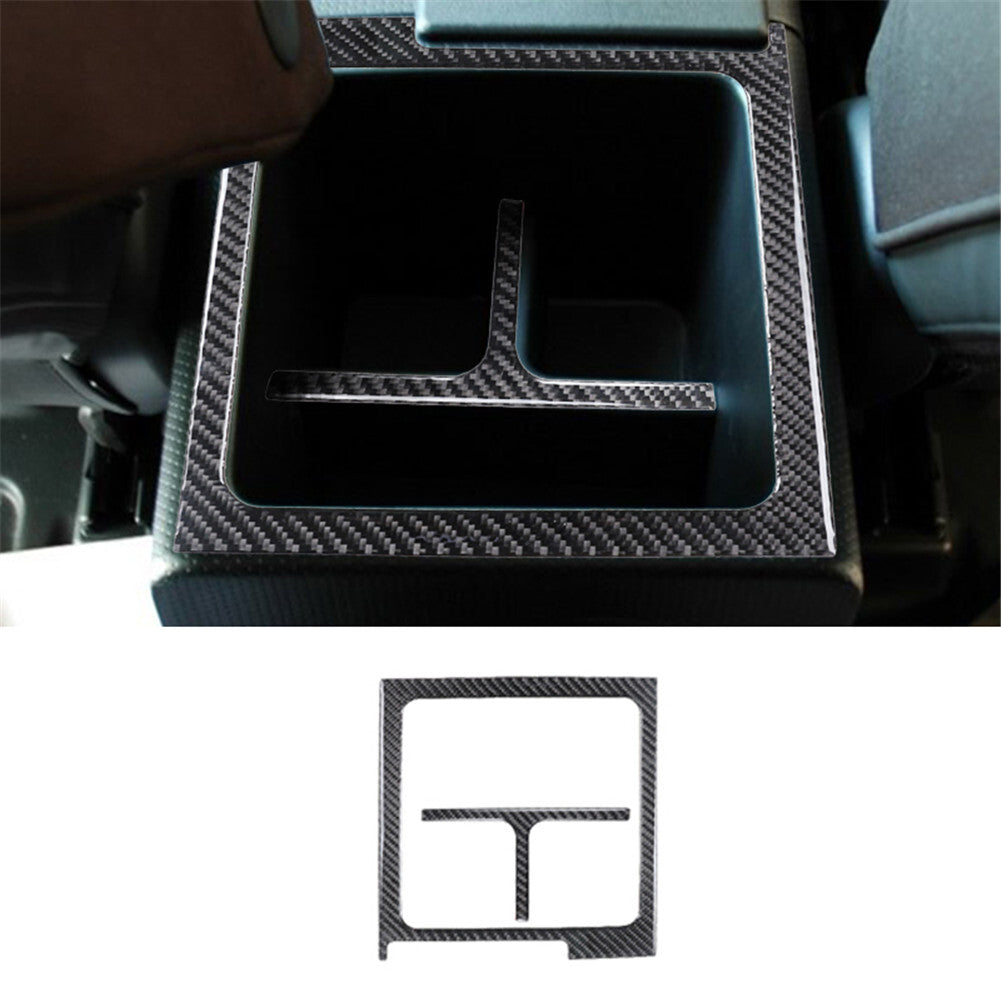 2x Central Storage Frame Panel Trim Carbon Fiber for Toyota FJ Curiser 2007-2021