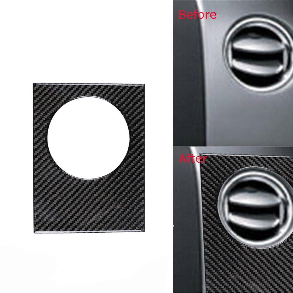 Carbon Fiber for Co -pilot Side Air Vent Outlet Trim Cover for Ford F150 2004-2008