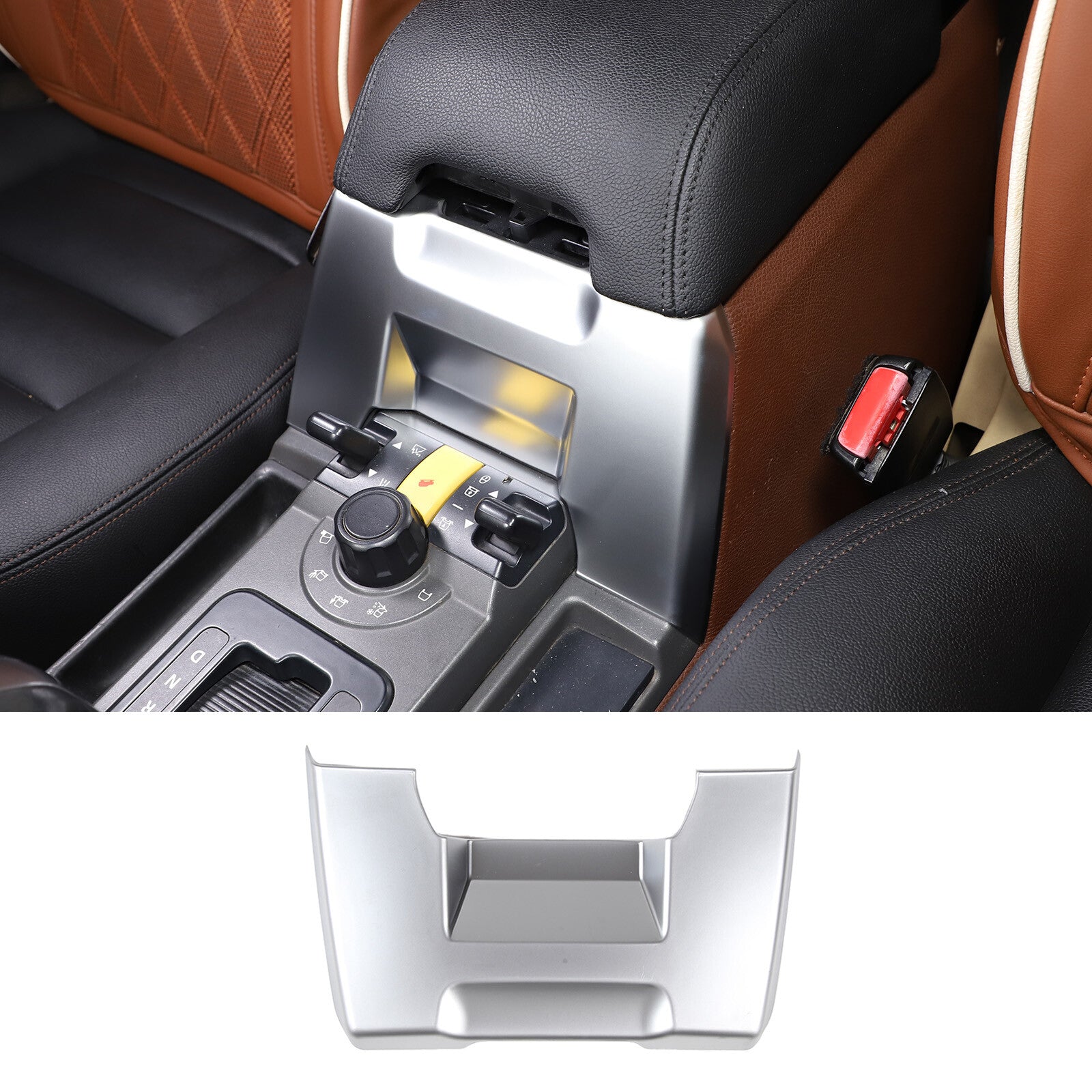 Carbon fiber exterior for seat handle panel frame trim for Toyota FJ Cruiser 2007 - 2020