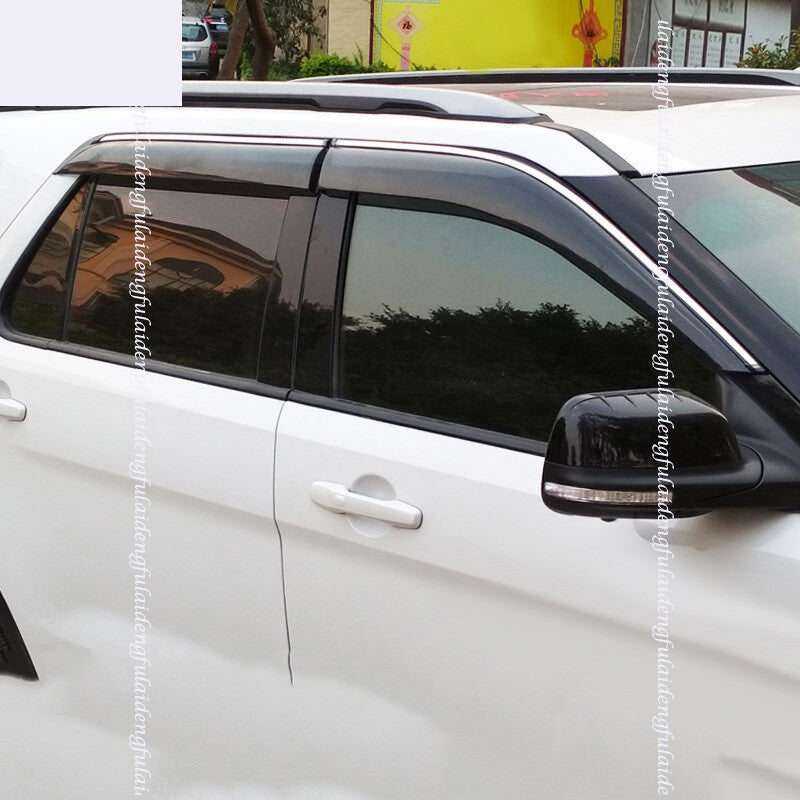 4p for Ford Explorer 2011-2019 Window Visor Vent Sun Shade Rain Guard Door Visor
