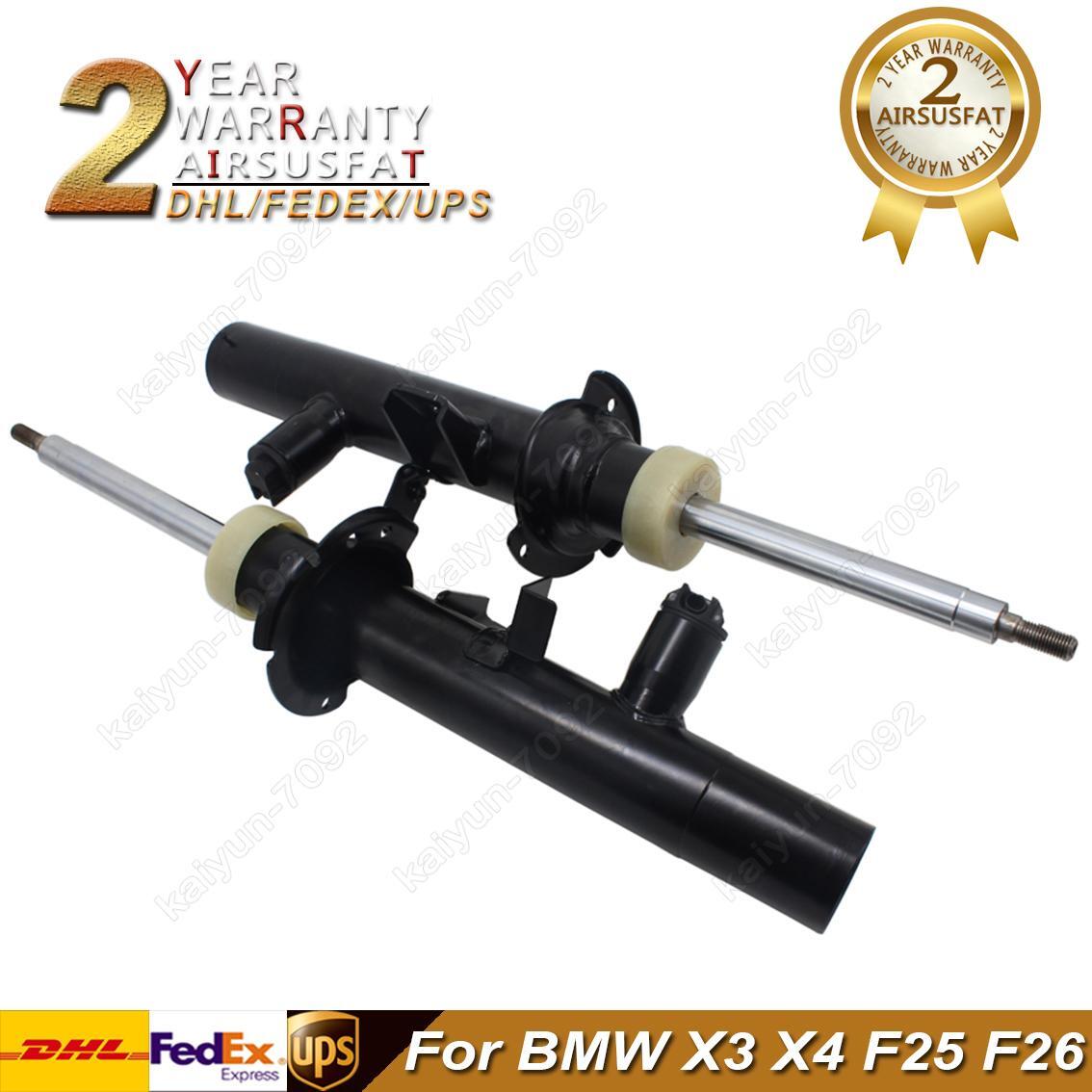 Front R+L Air Suspension Shock Absorber F25 Strut for BMW X3 X4 F26 37116797025
