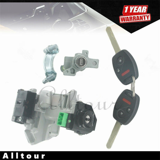 Complete Set Ignition Steering Switch L Door Lock for Honda Odyssey 05-10