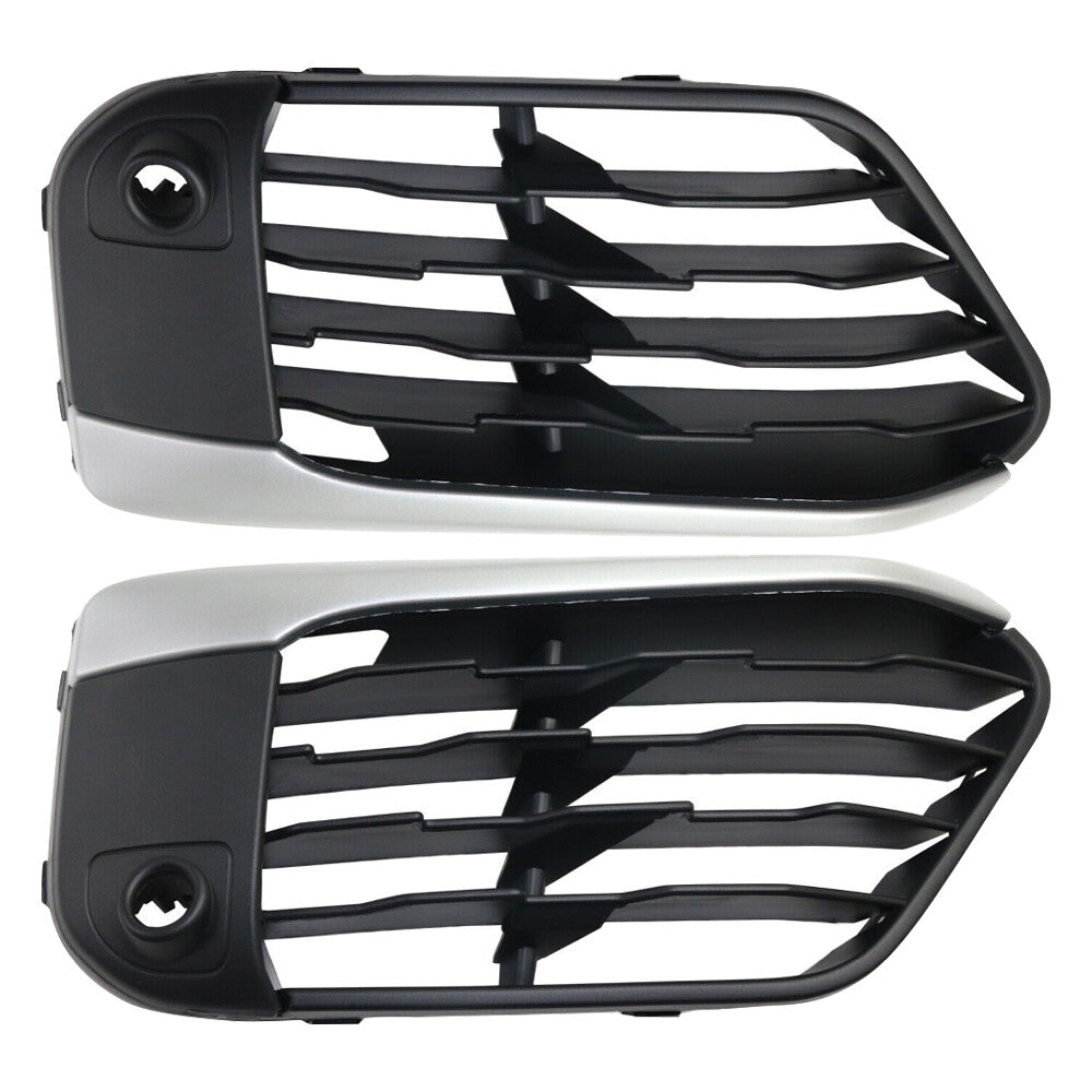 2Pcs Front Right Left Bumper Grille Cover Trim Fits For F48 X1 2016-2019
