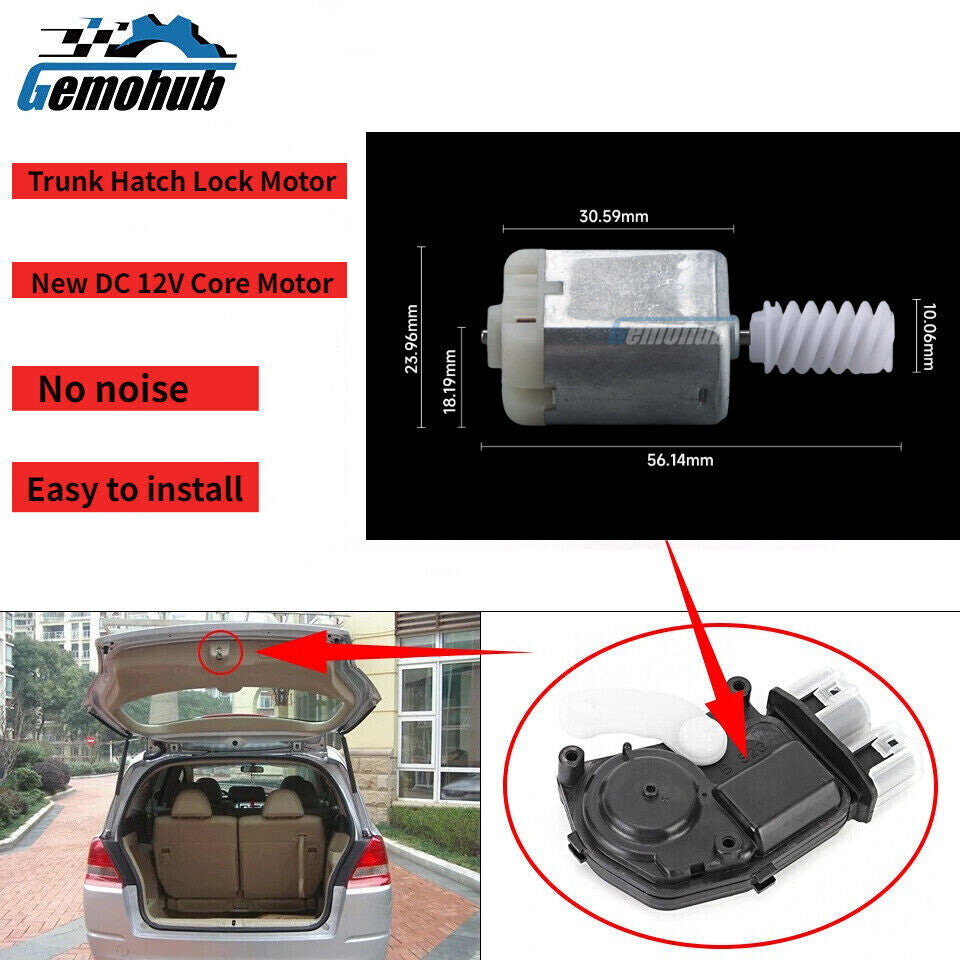 Trunk Lock Latch Motor for 03-07 for Nissan Primera 1.8 N P12 14-2019 for Citroen C3 SX