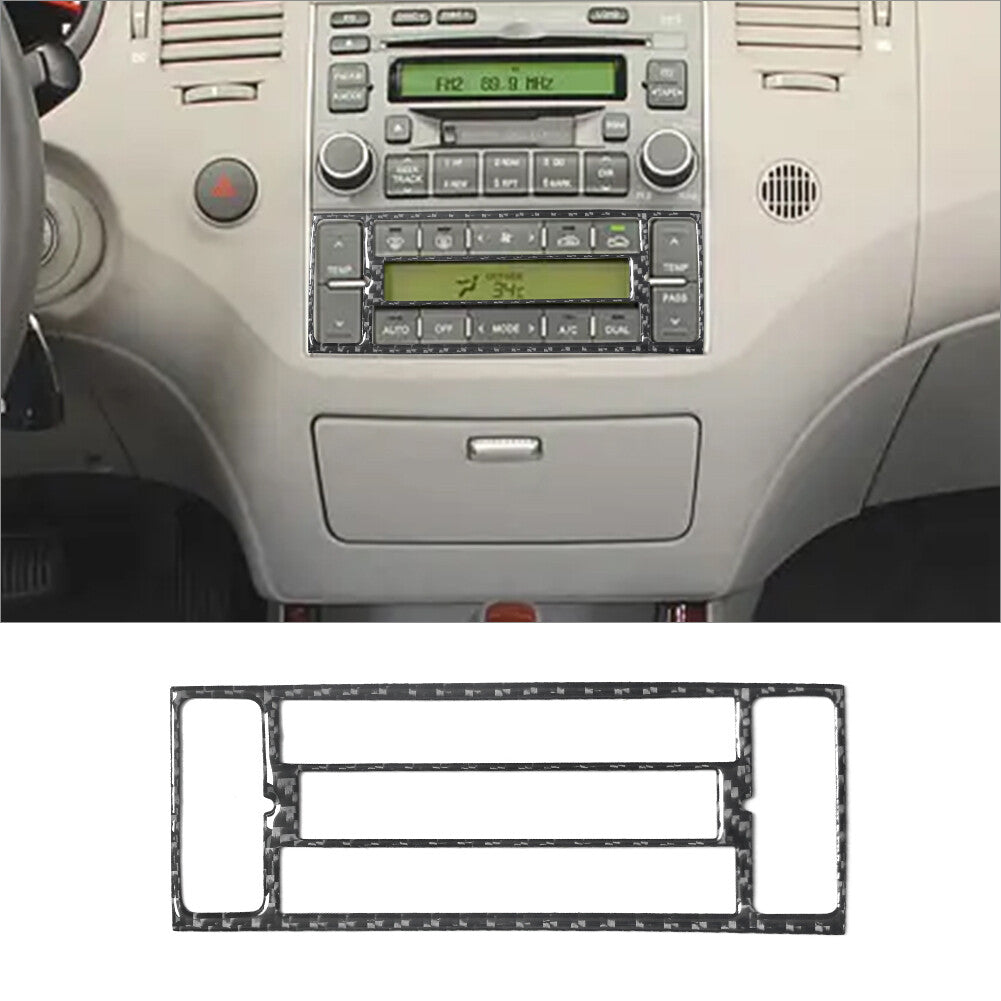 Carbon Fiber Interior Climate Control Cover Trim for Hyundai Azera 2006-2011