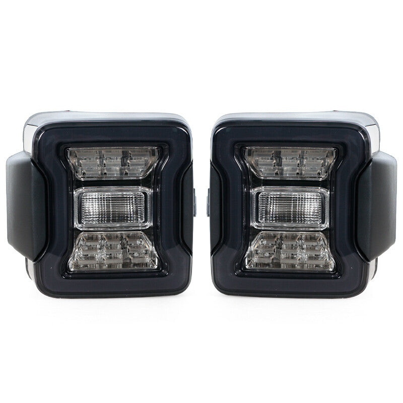 LHRH LED rear brake light, black type, suitable for Jeep for Wrangler JK 2007 ~ 2017.