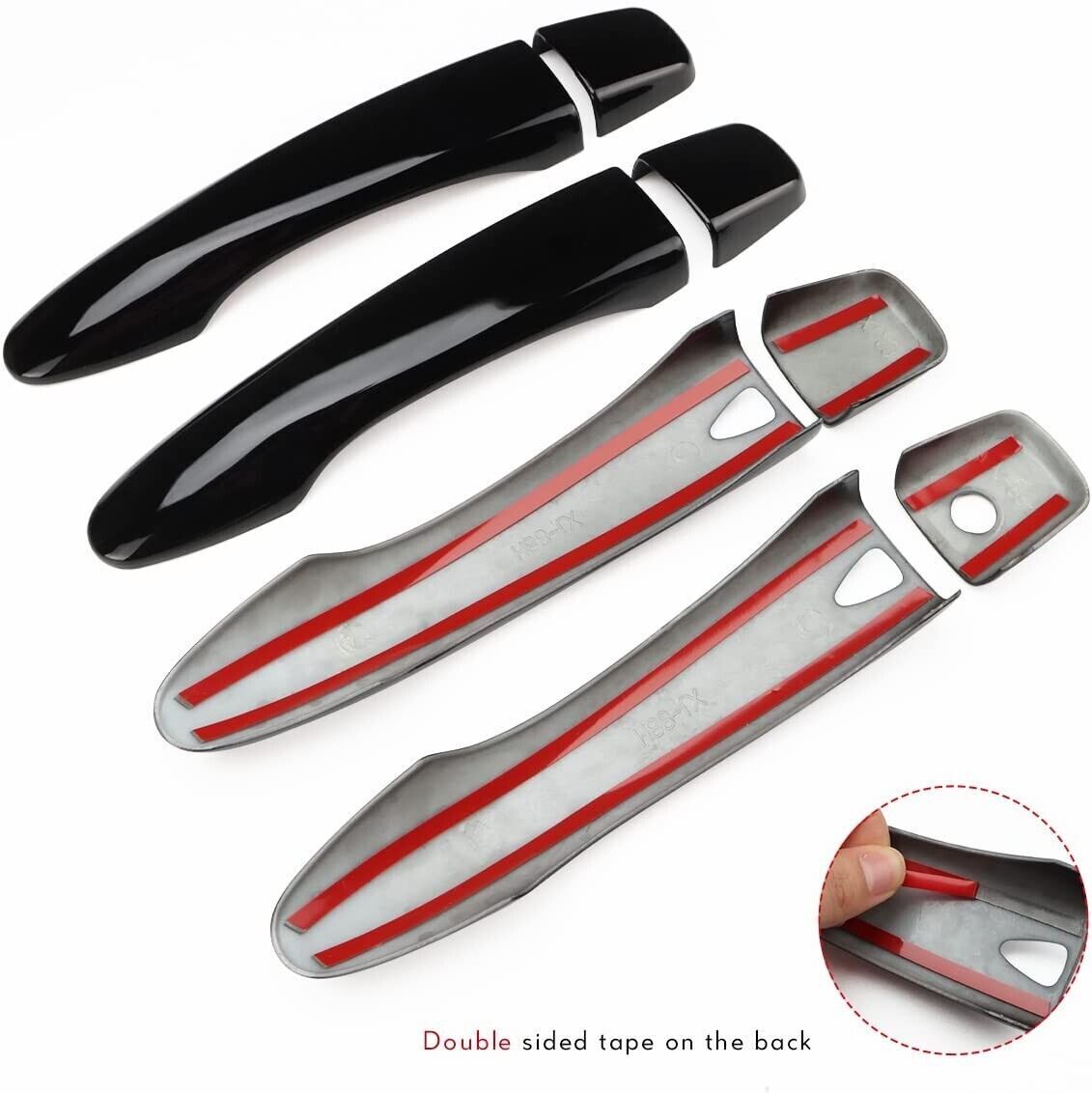 Fit for 14-20 for Nissan Rogue 15-20 Murano 16-20 Maxima Black Door Handle Covers