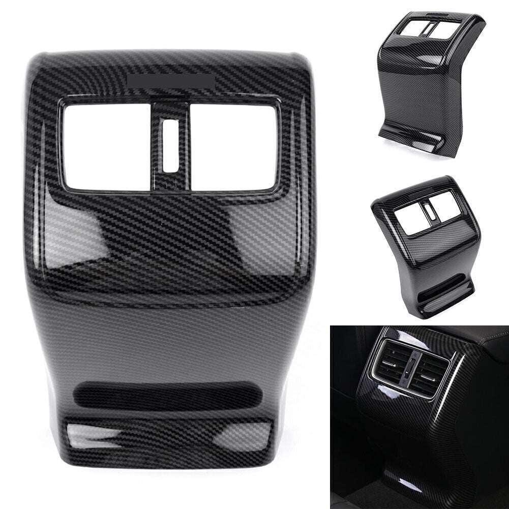 ABS Plastic Rear Armrest Box Air Vent Outlet Cover Trim Fit 2018 for Honda Accord