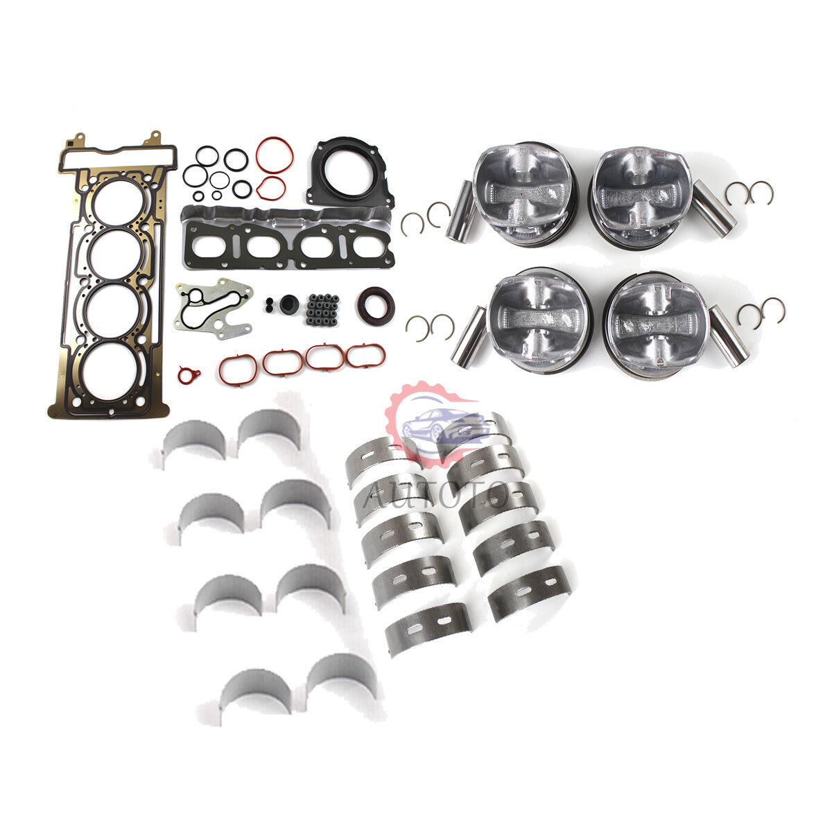 M274.920 Engine Rebuild Kit - Crankshaft Main Bearings Set Fit for Mercedes-Benz