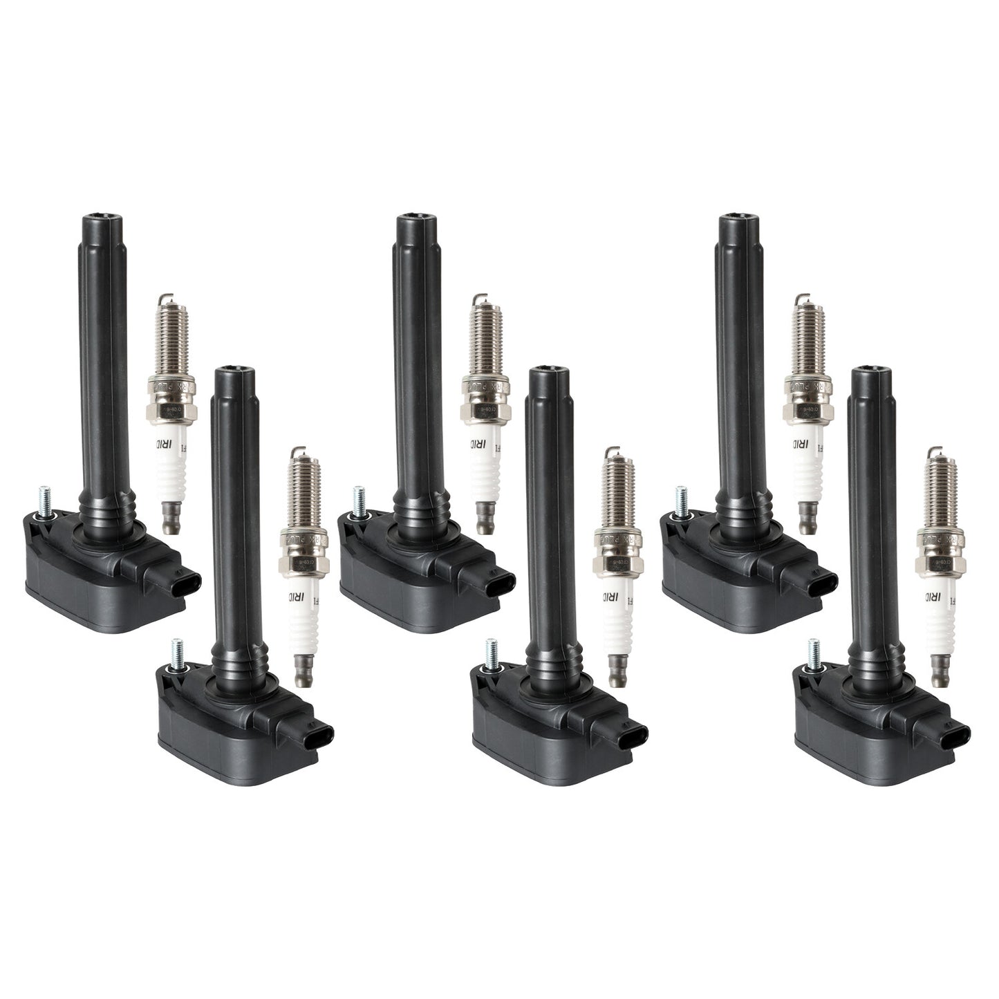 6x Ignition Coils  6x Iridium Spark Plugs for Chrysler for Pacifica for Jeep UF807