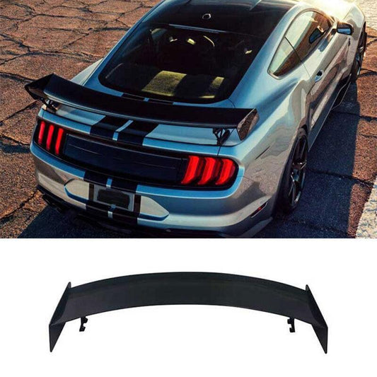 Rear Boot Spoiler Wing Flap 1PCS for Ford for Mustang 2015-2021 GT500 Primer Black