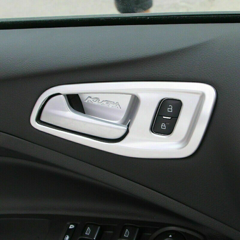 for Ford Escape Kuga 2013-2019 Matte Car Inner Door Handle Bowl Cover Trim 1set