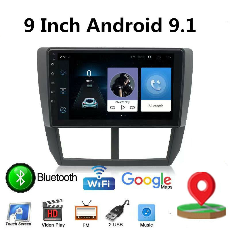 Car 9 Android for Subaru Forester Radio Multimedia Video Player GPS Navigation