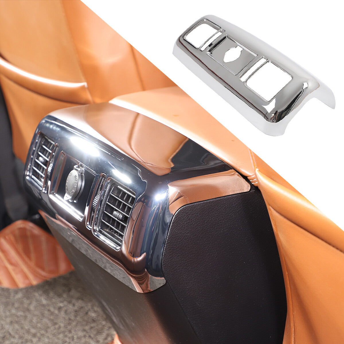 2-Piece ABS Gloss Black Taillight Protective Cover for Hummer SUV H2 2003-2009