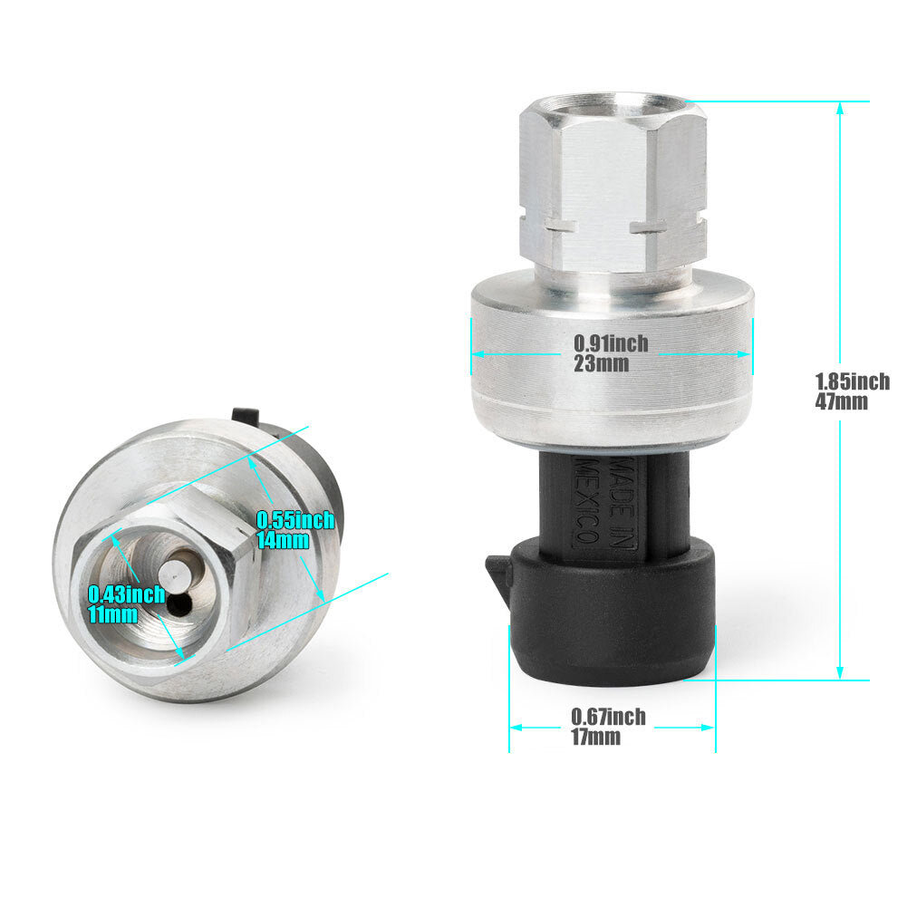 Air conditioning refrigerant pressure sensor suitable for Buick Allure, for Cadillac ATS, for Chevrolet 13502759