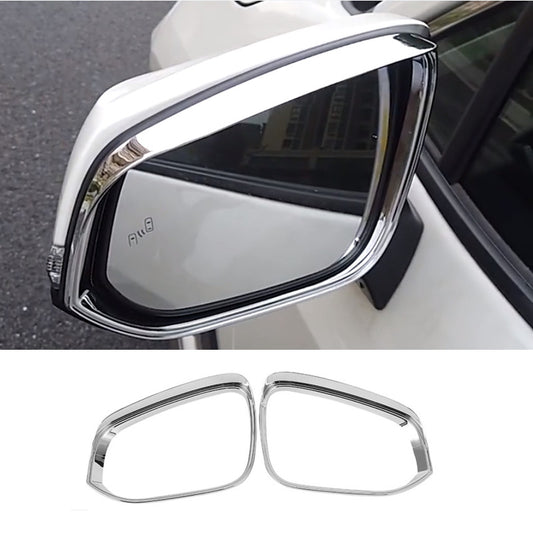 2-Piece Side Mirror Rain Cover Trim for Toyota Highlander 2020-2024