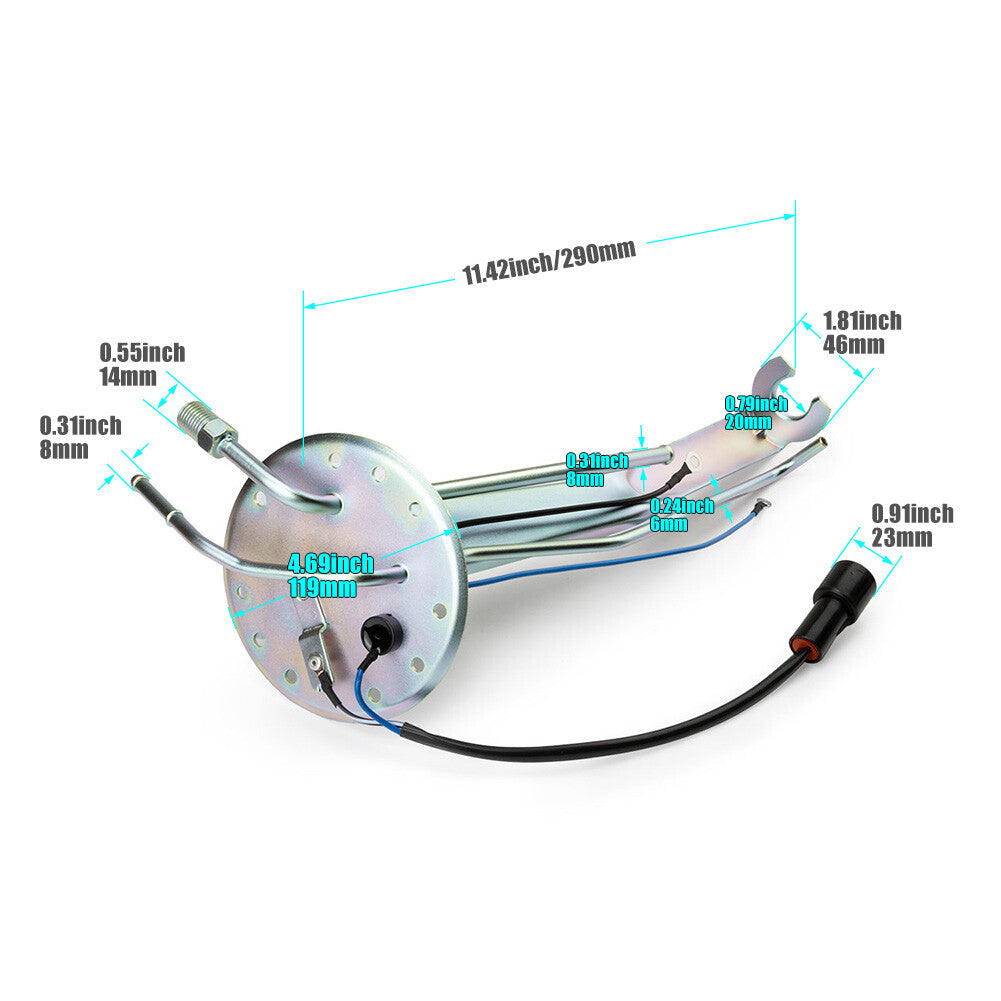 Fuel Pump Hanger Tube Assembly for Toyota Pickup 2.4L 3.0L 1986-1992 2320635121