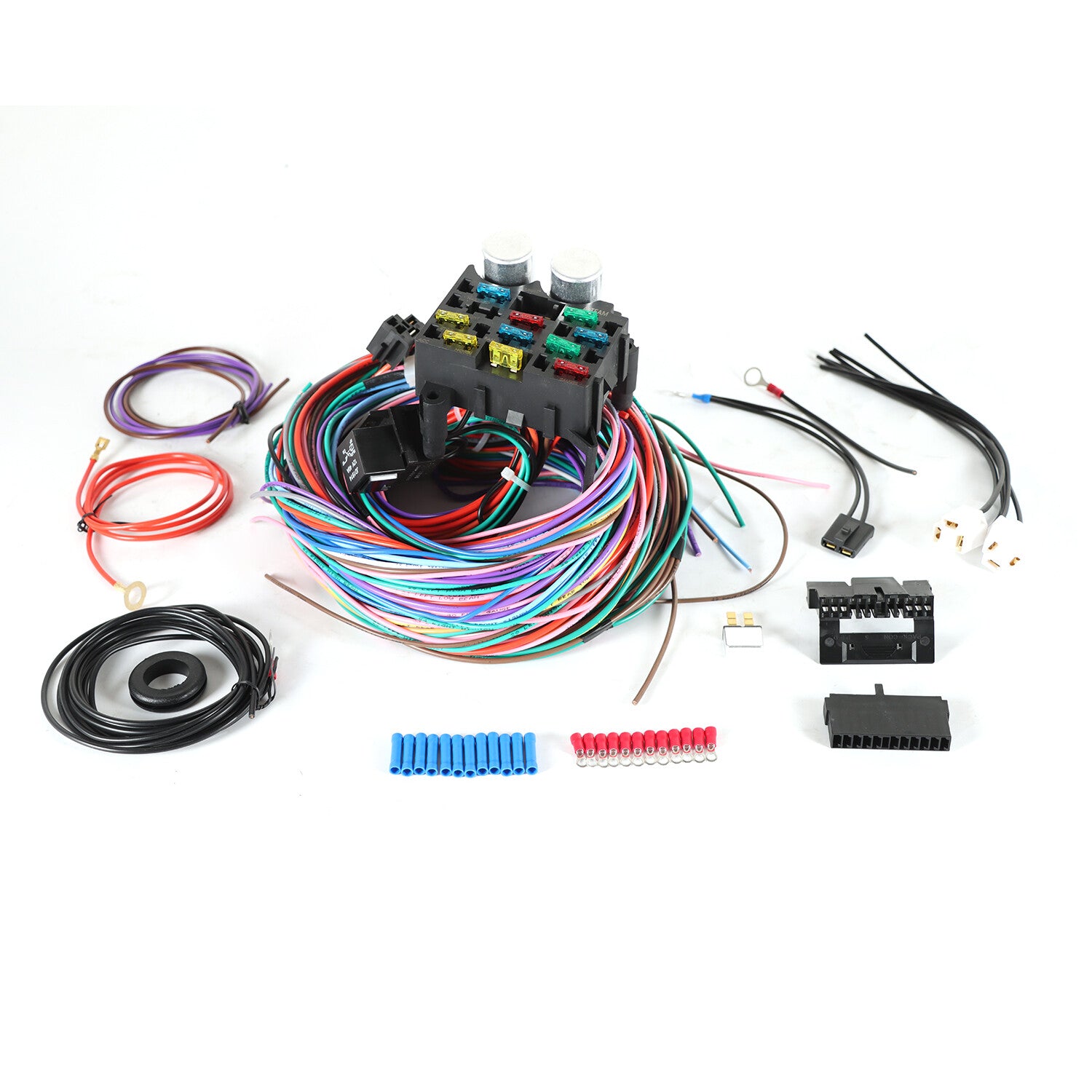 Universal Extra Long Wires 21 Circuit Wiring Harness for Chevy for Ford for Jeep for Ford