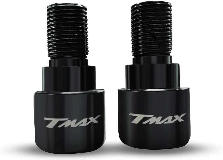 Black HandleBar Slide Terminal Grips Bar End for YAMAHA T-MAX 500T-MAX 530 15-16