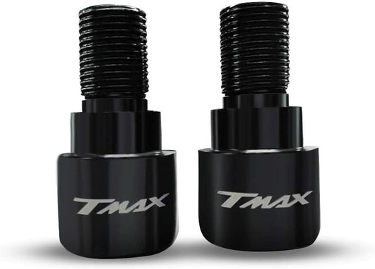 Black HandleBar Slide Terminal Grips Bar End for YAMAHA T-MAX 500T-MAX 530 15-16