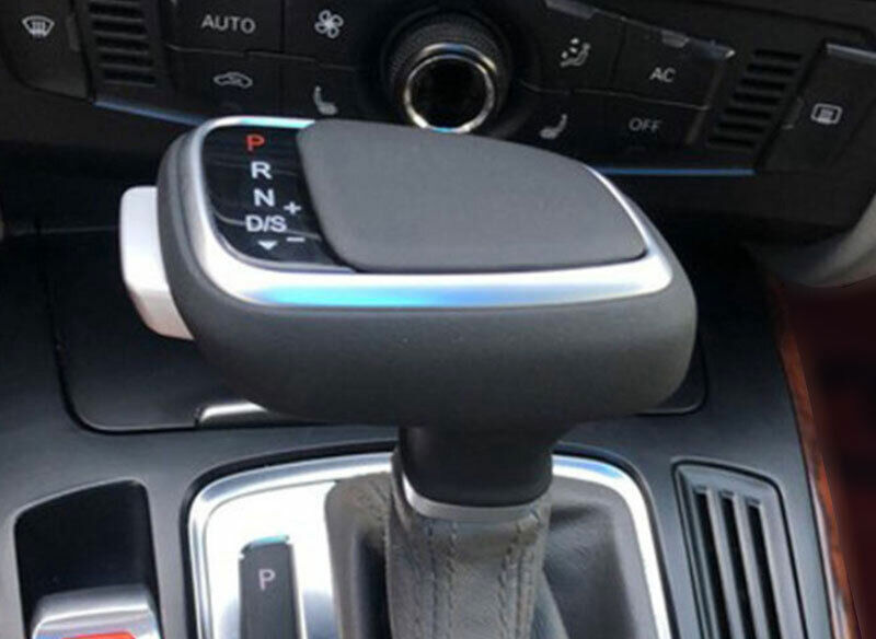 for Audi A4 A5 A7 Q5 S6 2009-16 Black Gear Shift Knob Shifter Lever Trim Replace