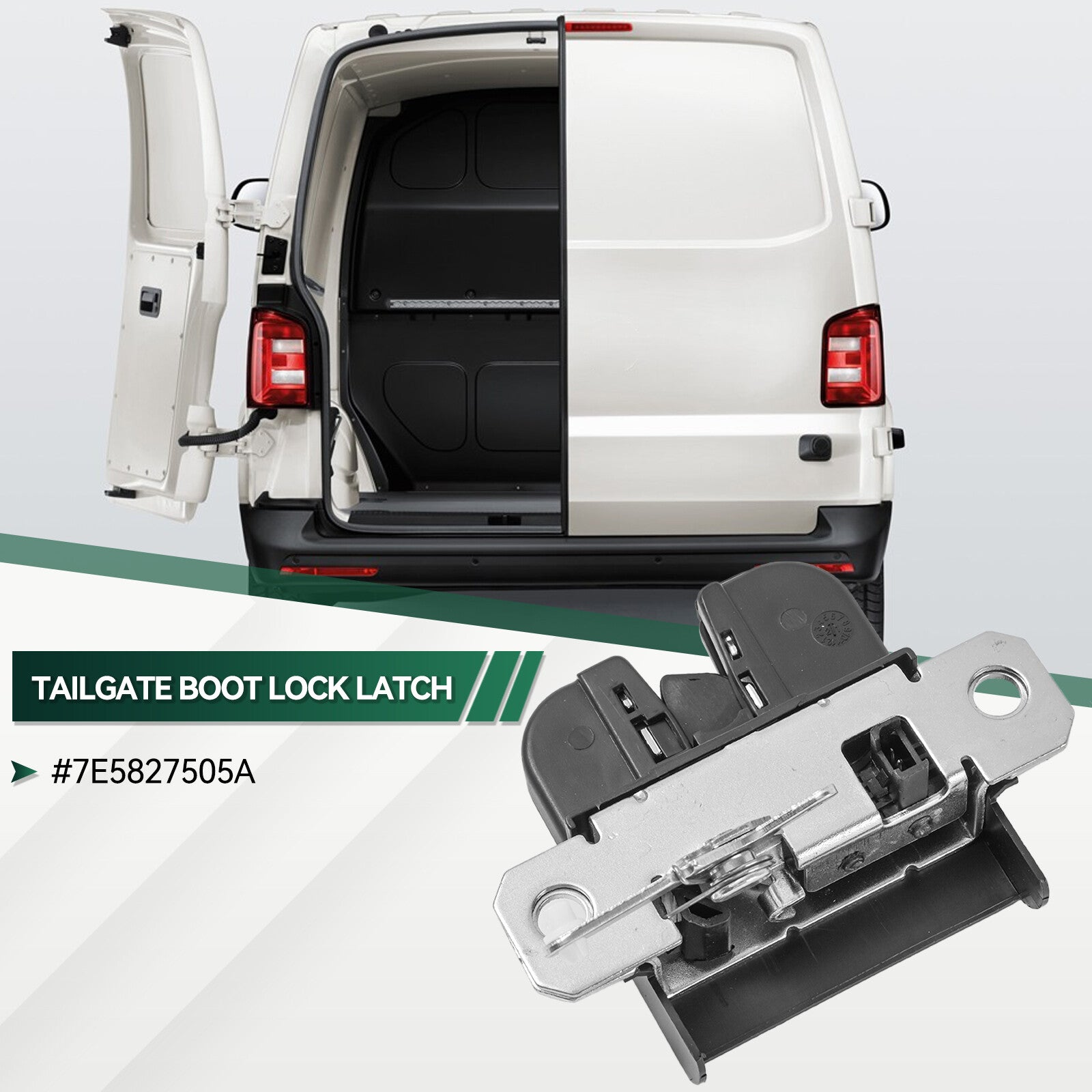 Tailgate Boot Lock Latch Catch Mechanism for VW Transporter T5 T6 Multivan Mk5