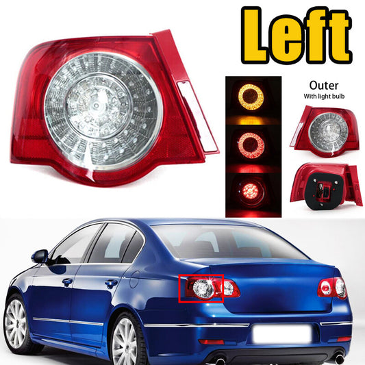 1Pcs Left Tail Light Rear Brack Tail Lamp LED for VW for Passat B6 Sedan 2006-2010