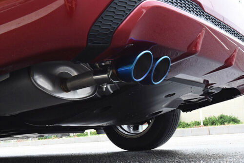for Nissan Sentra 20-2023 Burnt Blue Steel Rear Tail Exhaust Muffler Tip Pipe 1X