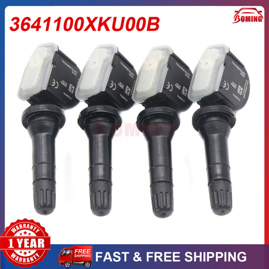 NEW Set 4X 41100XKU00B TPMS 433MHz Tire Pressure Sensor for Haval HL H2 H5 H6 H7