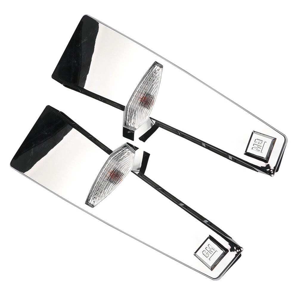 2Pc Front Left Right Fender Side Turn Signal Marker for 2010-2012 for Cadillac SRX