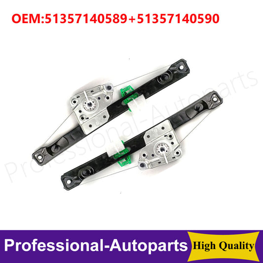 Rear L+R power window adjusters are compatible with for BMW 3' E90 E91 323i 325i 325xi 328i xDrive