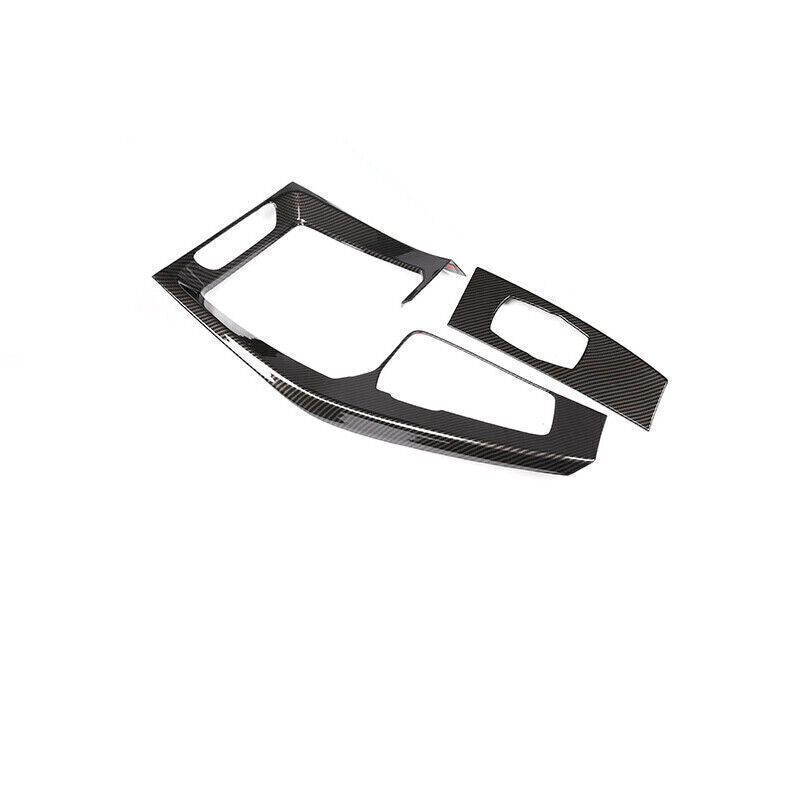 Carbon Fiber Middle Console Gear Shift Panel Trim for BMW X3 G01 X4 G02 2018-21