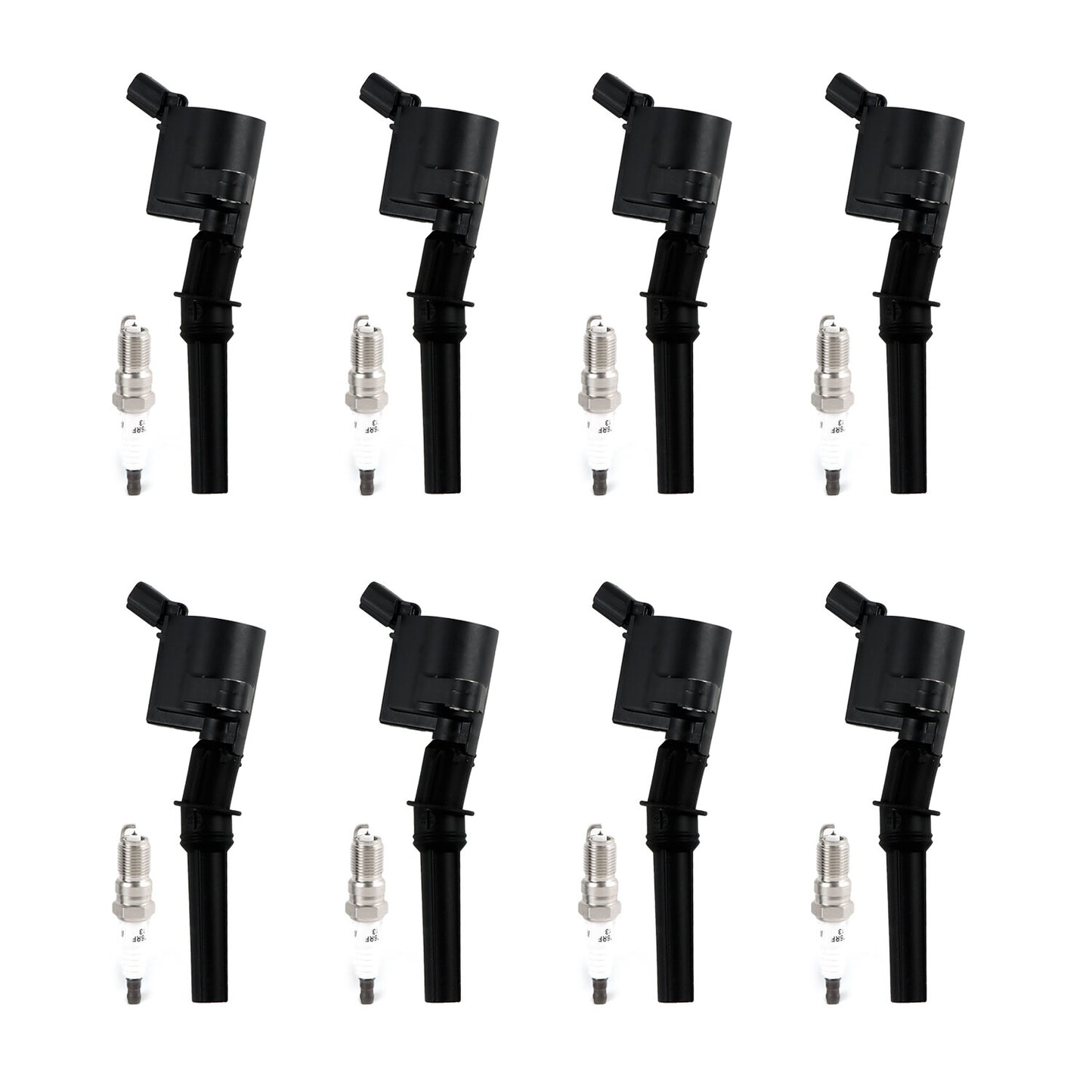 8PCS Set Ignition Coil DG508 Spark Plug SP479 for Ford F150 4.6 5.4L