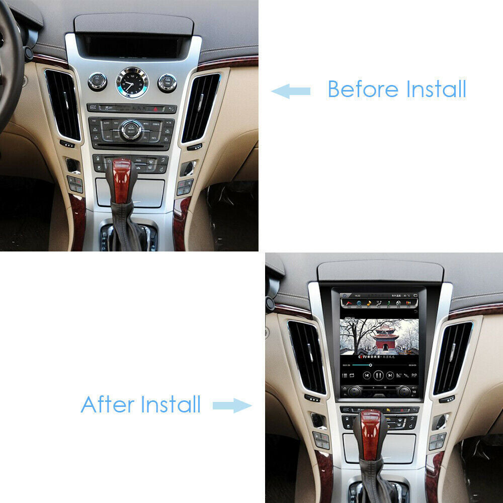 10.4 Android 9.0 Vertical Screen Navigation Radio for Cadillac CTS-V 2009-2014