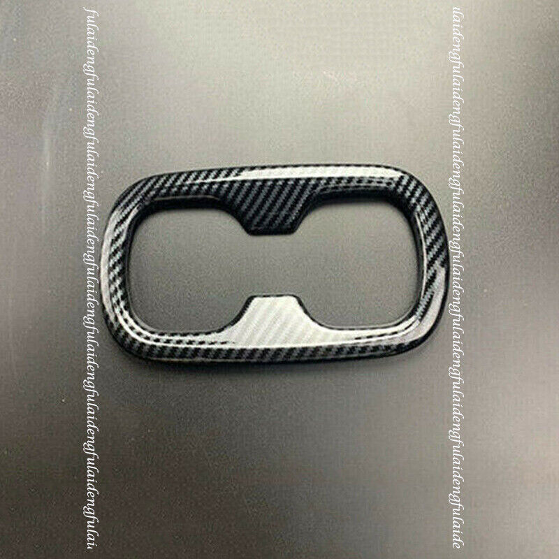 for Toyota for Corolla 2019-2022 Steel Carbon Fiber Rear Water Cup Panel Cover Trim