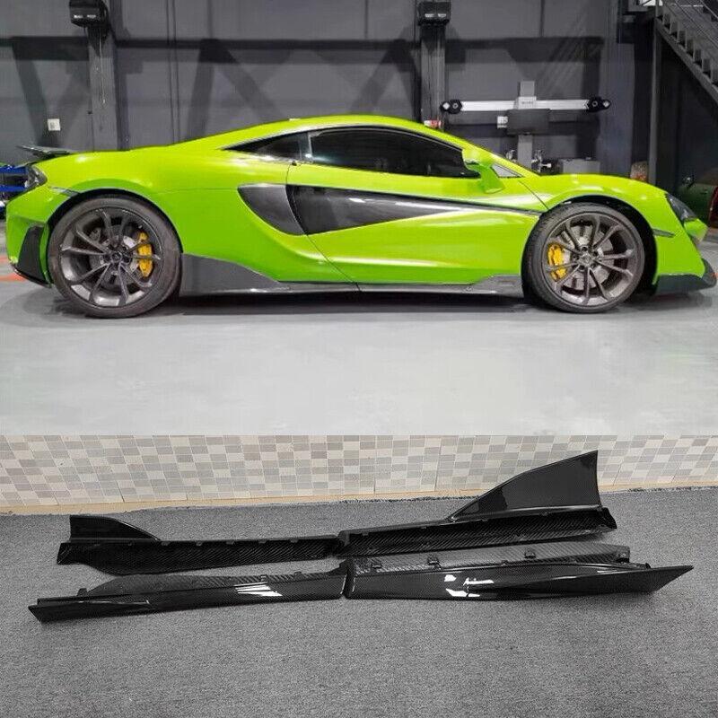 Suitable for McLaren MP4-12C 650S carbon fiber side skirts, bumper slip splitter, diffusioner.