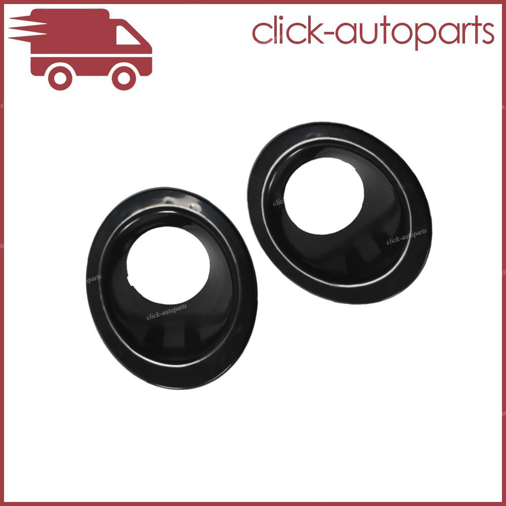 2Pcs Front Bumper Fog Light Bezel Unpainted for Land Rover LR2 2008-2013 LH + RH