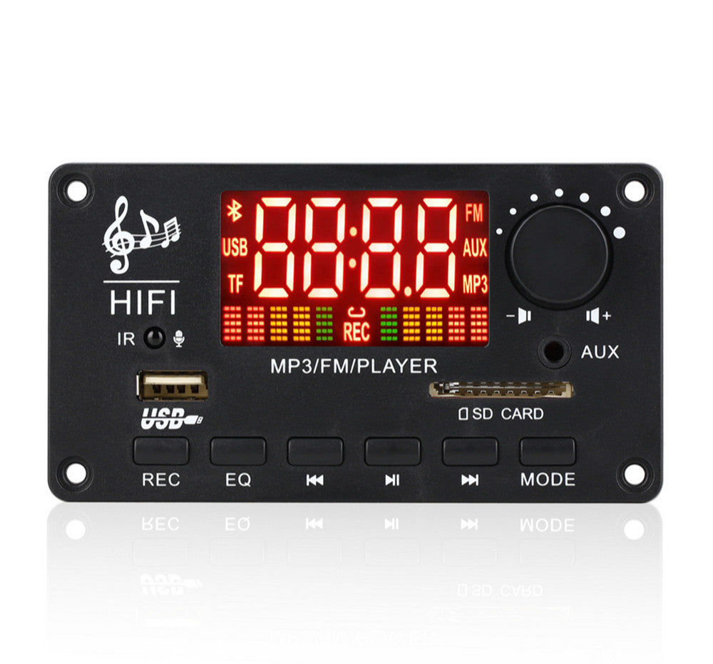 Car Amplifier Bluetooth Module Audio Radio USB AUX Decoder Board Remote Control
