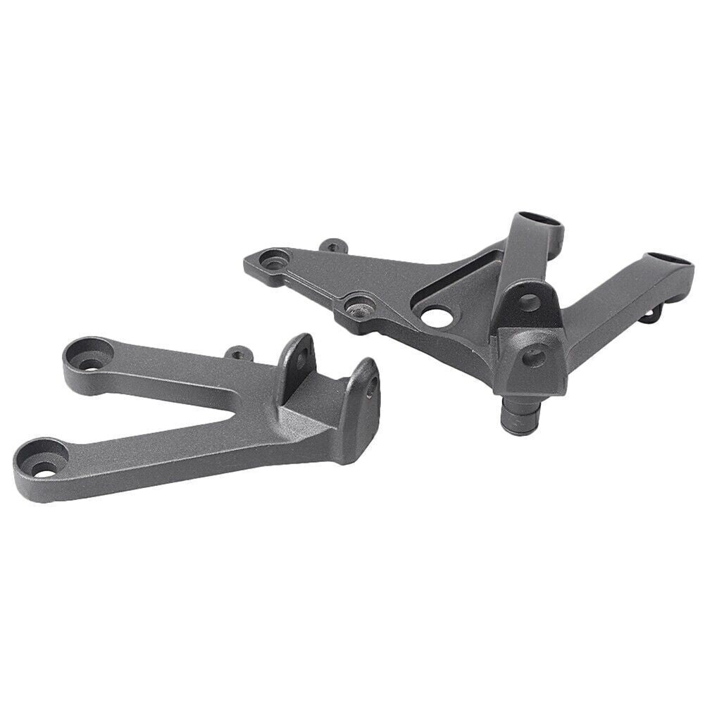 for Honda CBR600RR 2007-2011 2008 Set Black Front Bracket Foot Pegs Footrest
