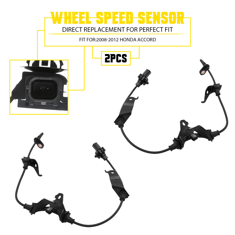 Two ABS wheel speed sensors, front right side, for ACCORD for HONDA 2008 - 2012