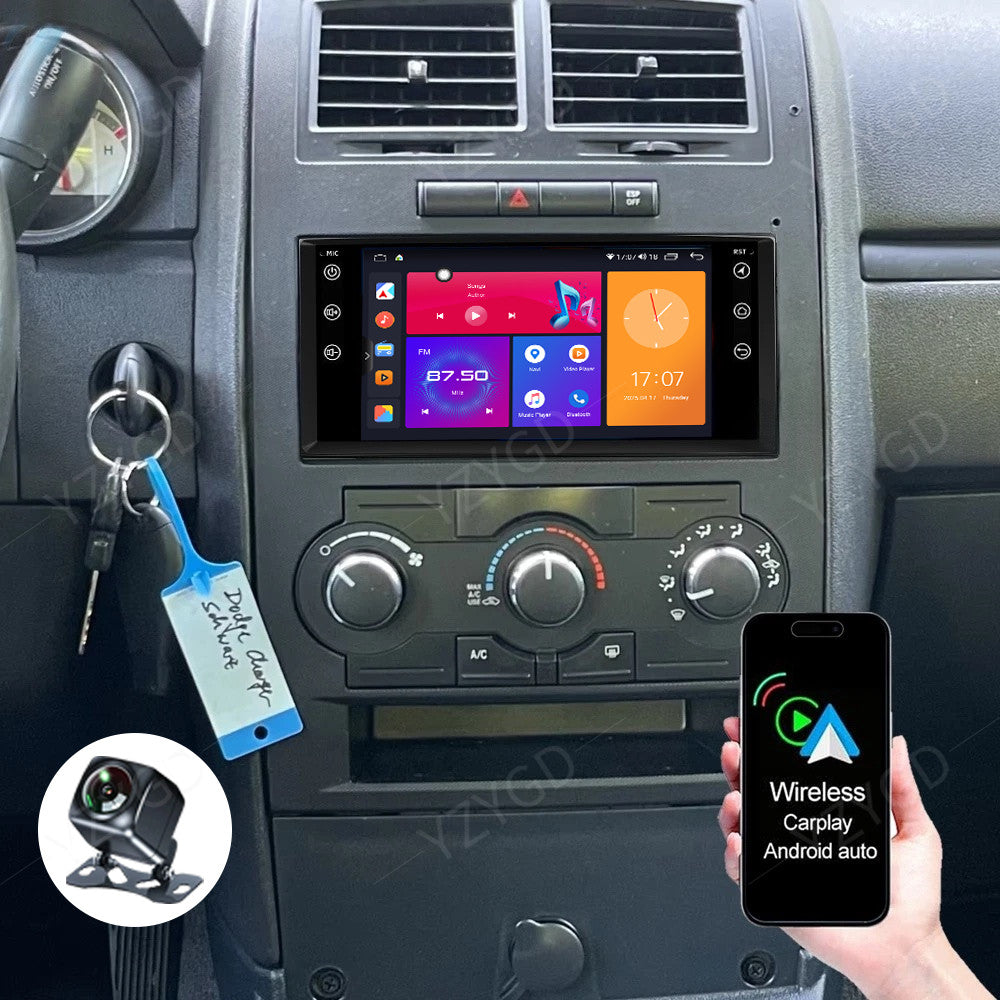 for Dodge for Charger 2008-2010 7 Apple Carplay Car Radio Android GPS Stereo Screen