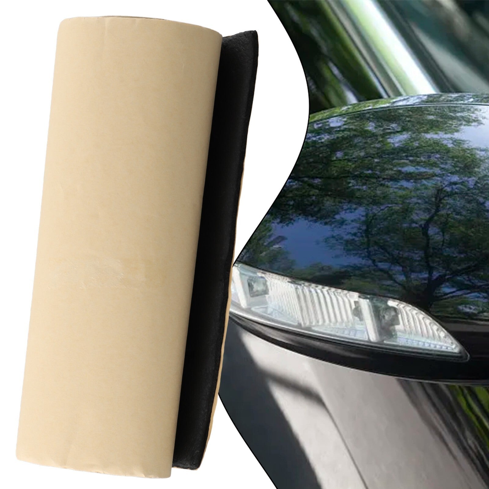 5020 cm 6 mm Car door protection garage rubber wall protection anti-collision safe parking