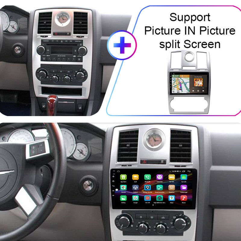 Car FM Radio Multimedia Android Radio 9 WIFI GPS Navigation For 05-11 300c 300