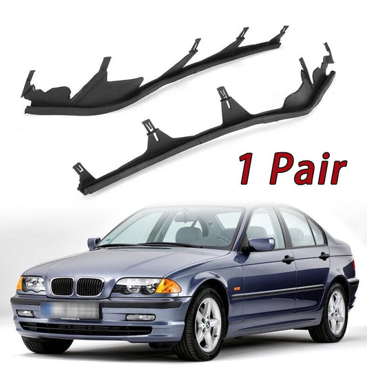 1Pair Upper Headlight Cover Strips Sealing for BMW E46 1998 1999-2001