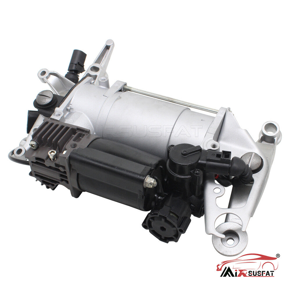 for VW Touareg for Porsche for Cayenne Air Suspension Compressor Pump w/bracket 2003-10