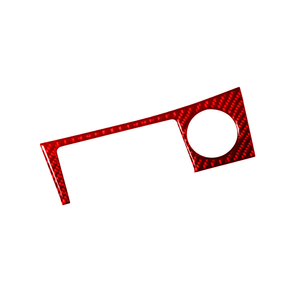 for Toyota Celica 2001-05 Red Carbon Fiber Console Cigarette Lighter Panel Trim