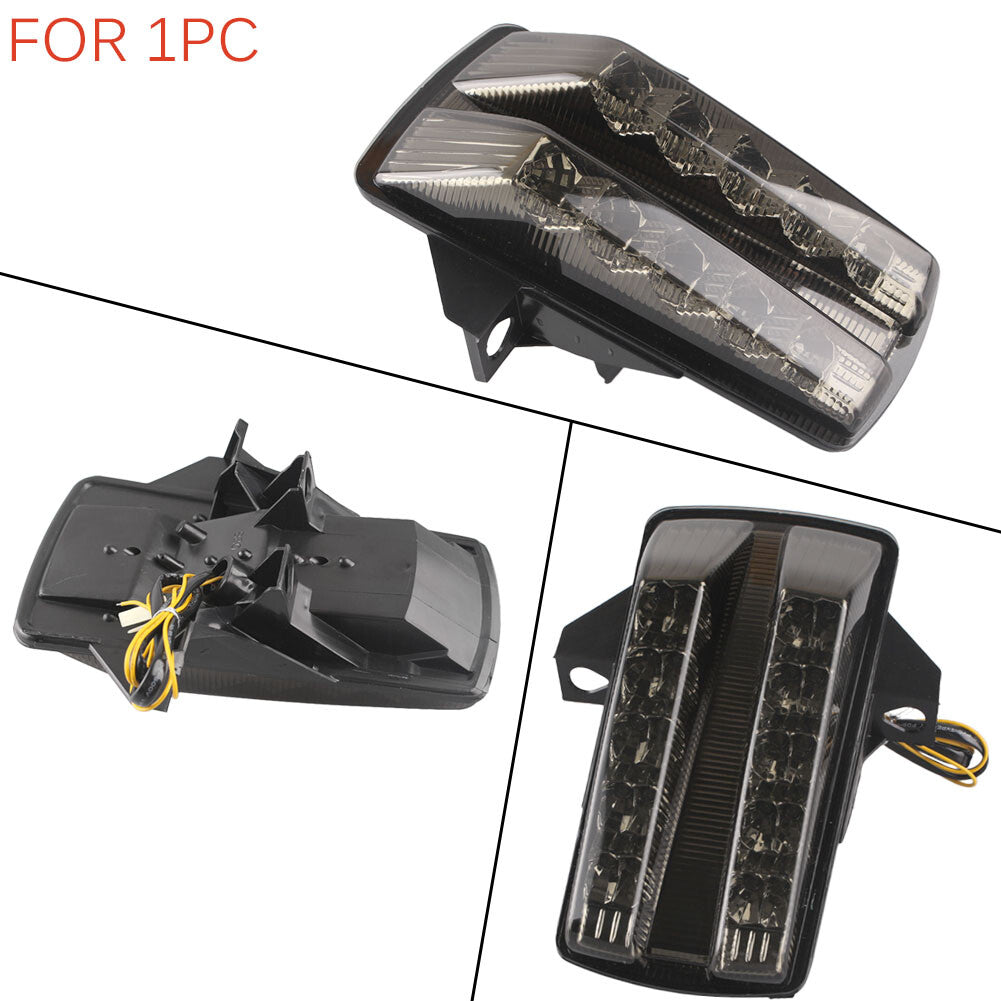 For 2003-2008 for Suzuki SV650 Black ABS LED Tail Light Running Brake Turn Signals