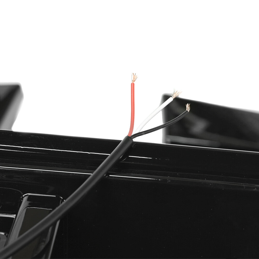 GLOSS BLACK Rear Diffuser Bumper W/ Light LED Fit for BMW 3 G20 M340i M Sport 19-22
