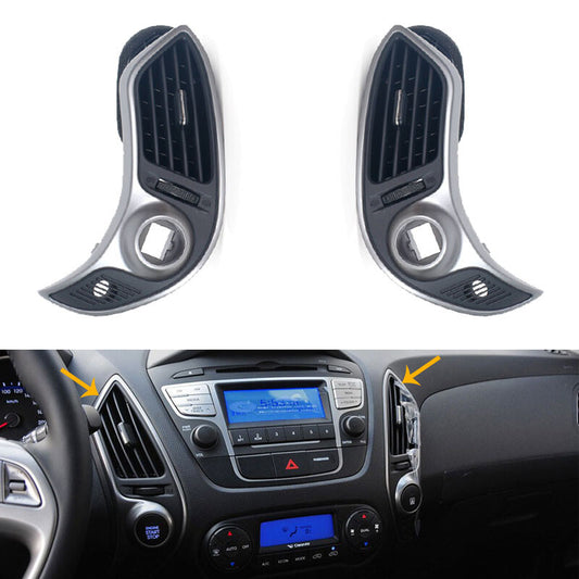 1Pair Front Center Console A/C Air Vent Outlet for Hyundai IX35 for Tucson 2010-2013