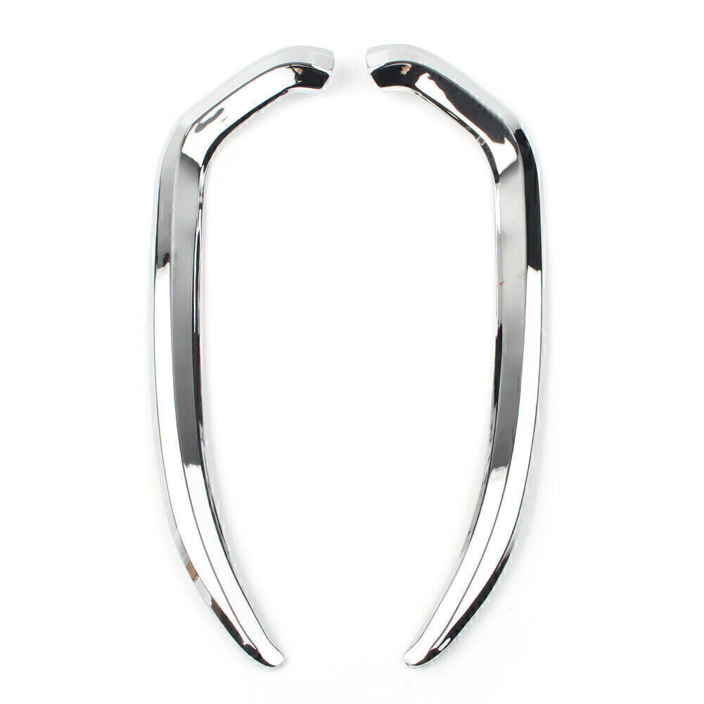 1 Pair Chrome Motorcycle Vertical Vent Trim Fit for Honda Gold Wing GL1800 2019 2020